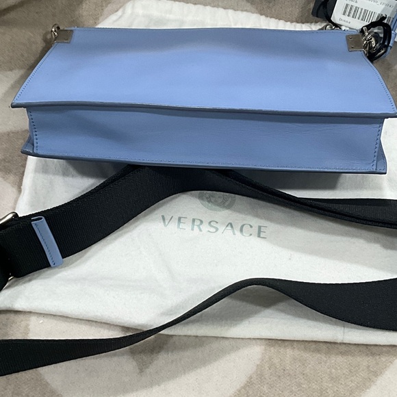 Versace DONNA Glittering Blue Crossbody Bag/Clutch/Wristlet - Picture 5 of 9